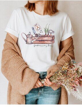 Gardening Is My Therapy T-Shirt 🌿✨ | Plant Lady Graphic Tee | Garden Lover Gift